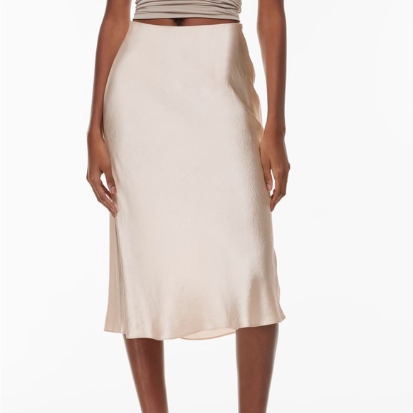 Aritzia Babaton Slip Satin Mini Skirt - Picture 2 of 5